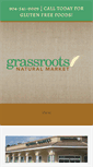 Mobile Screenshot of grassrootsnaturalfoods.com